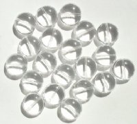 20 13x6mm Flat Rounded Crystal Disk Beads